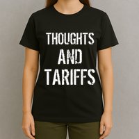 Thoughts And Tariffs Red Voters Kamala Harris Voters Saying T-Shirt