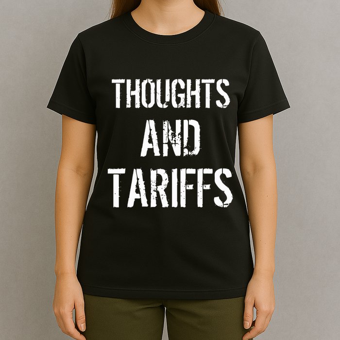 Thoughts And Tariffs Red Voters Kamala Harris Voters Saying T-Shirt