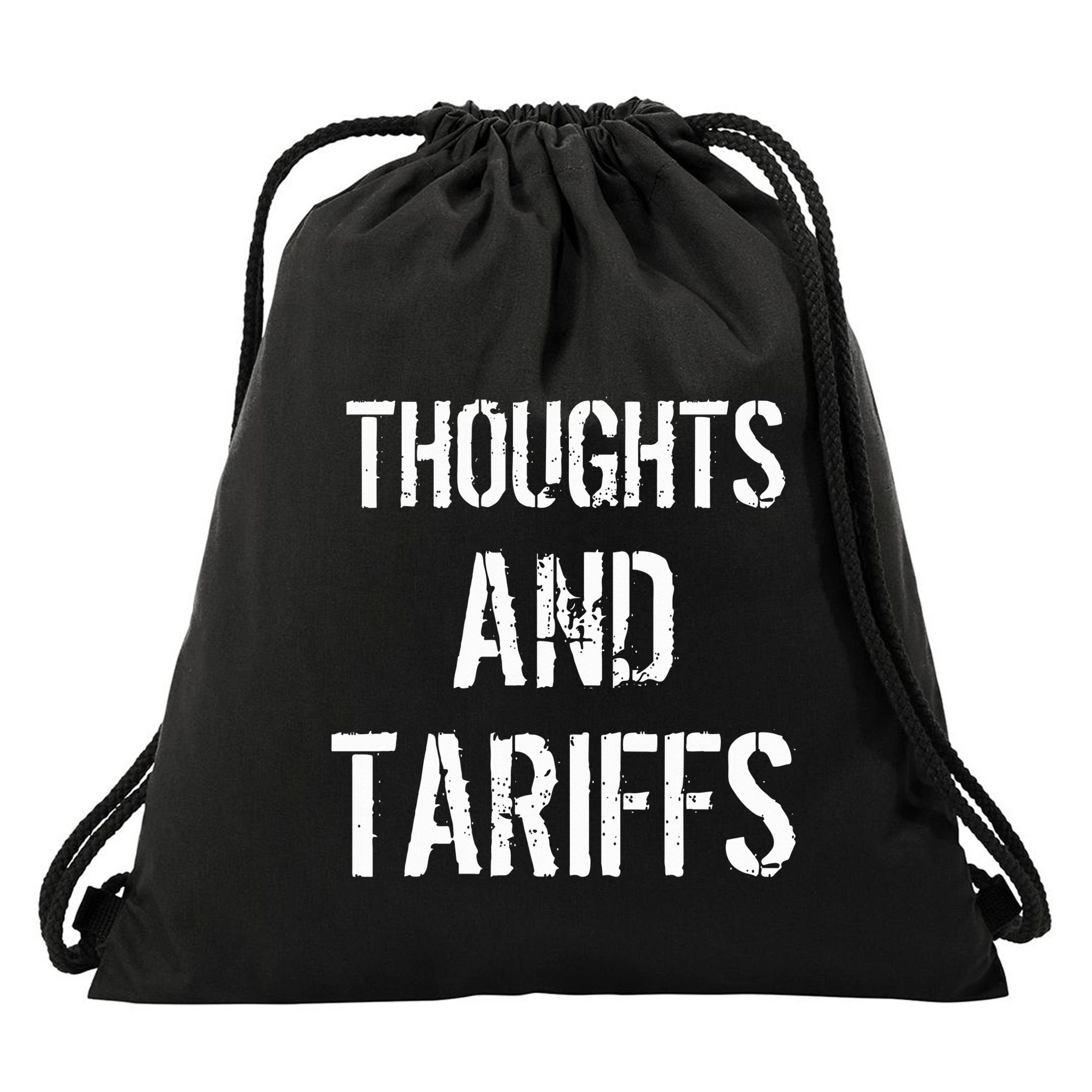 Thoughts And Tariffs Red Voters Kamala Harris Voters Saying Drawstring Bag