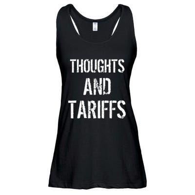 Thoughts And Tariffs Red Voters Kamala Harris Voters Saying Ladies Essential Flowy Tank