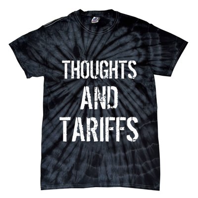 Thoughts And Tariffs Red Voters Kamala Harris Voters Saying Tie-Dye T-Shirt