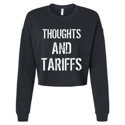 Thoughts And Tariffs Red Voters Kamala Harris Voters Saying Cropped Pullover Crew