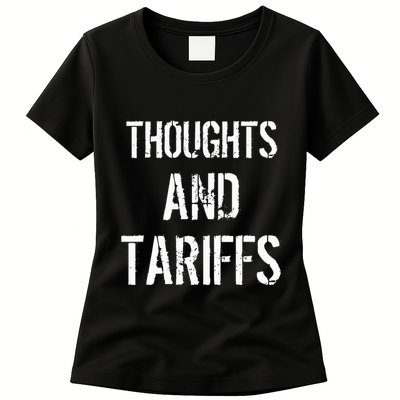 Thoughts And Tariffs Red Voters Kamala Harris Voters Saying Womens T-Shirt