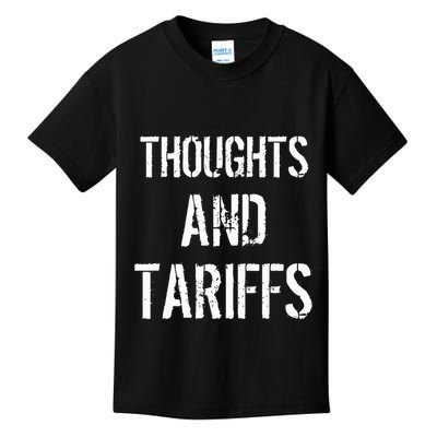 Thoughts And Tariffs Red Voters Kamala Harris Voters Saying Kids T-Shirt