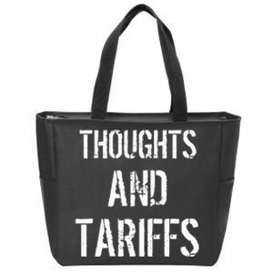 Thoughts And Tariffs Red Voters Kamala Harris Voters Saying Zip Tote Bag