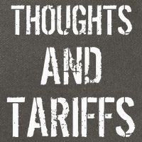 Thoughts And Tariffs Red Voters Kamala Harris Voters Saying Cotton Canvas Backpack