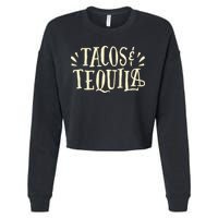 Tacos And Tequila Party Cropped Pullover Crew