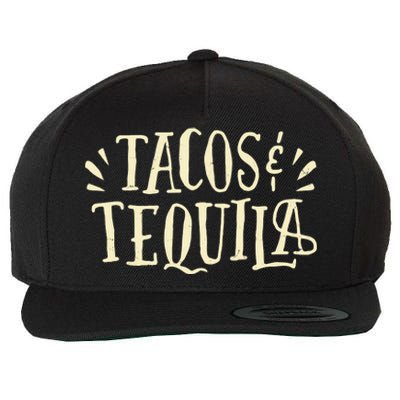 Tacos And Tequila Party Wool Snapback Cap