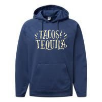 Tacos And Tequila Party Performance Fleece Hoodie