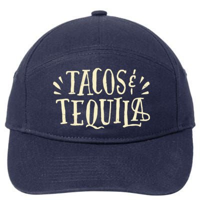 Tacos And Tequila Party 7-Panel Snapback Hat