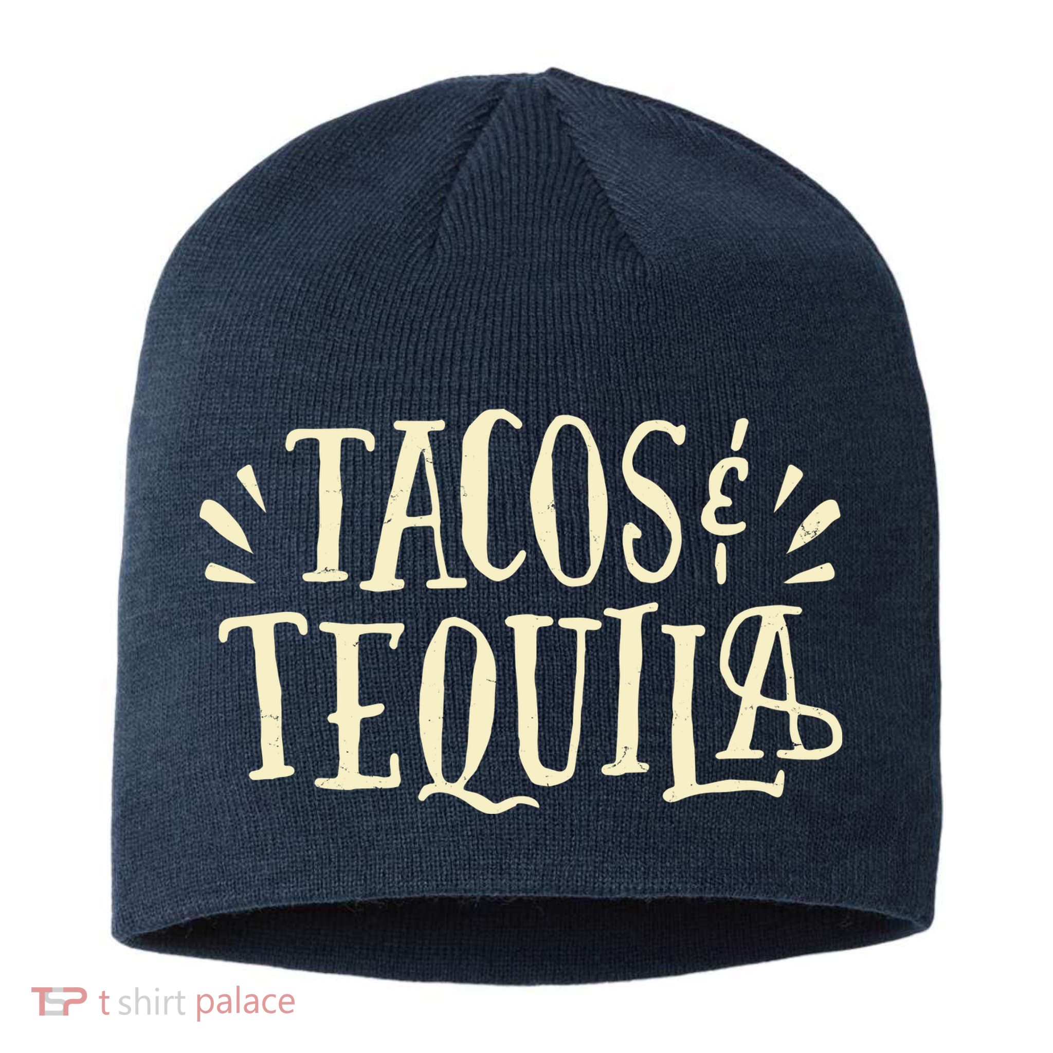 Tacos And Tequila Party Sustainable Beanie
