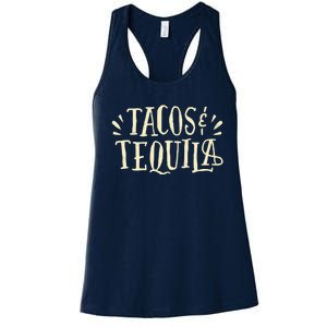 Tacos And Tequila Party Women's Racerback Tank