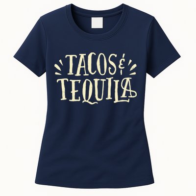 Tacos And Tequila Party Womens T-Shirt