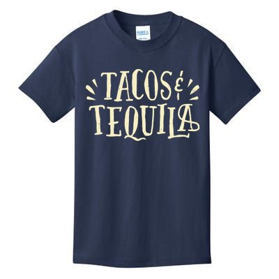 Tacos And Tequila Party Kids T-Shirt