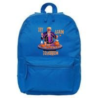 Try Again Tomorrow Trump Halloween 16 in Basic Backpack