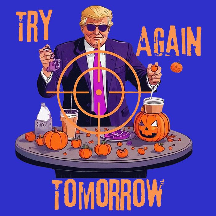 Try Again Tomorrow Trump Halloween 16 in Basic Backpack