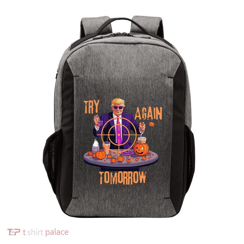 Try Again Tomorrow Trump Halloween Vector Backpack