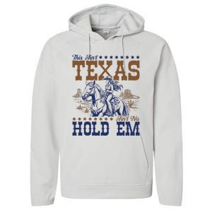 This AinT Texas AinT No Hold Em Performance Fleece Hoodie