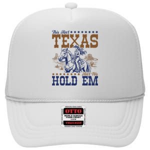 This AinT Texas AinT No Hold Em High Crown Mesh Back Trucker Hat