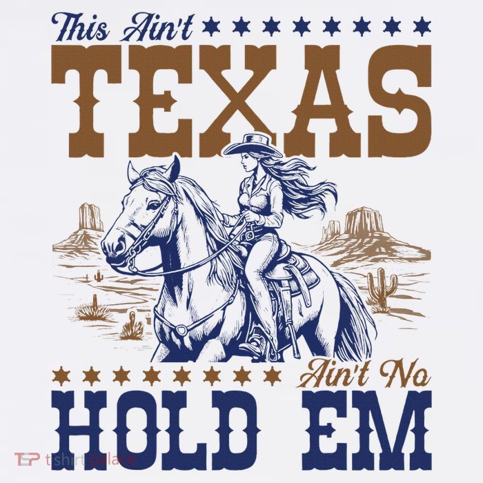 This AinT Texas AinT No Hold Em Button