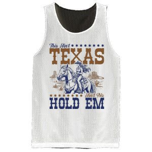 This AinT Texas AinT No Hold Em Mesh Reversible Basketball Jersey Tank