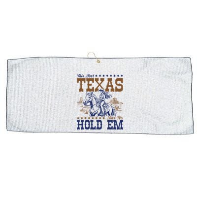 This AinT Texas AinT No Hold Em Large Microfiber Waffle Golf Towel