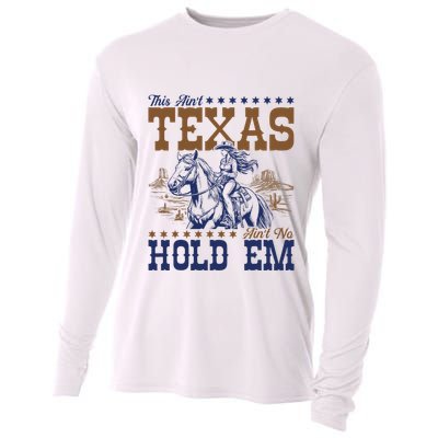 This AinT Texas AinT No Hold Em Cooling Performance Long Sleeve Crew