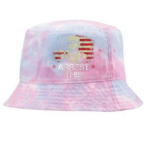 Trump Arrest This Funny Pro Trump 2024 Tie-Dyed Bucket Hat