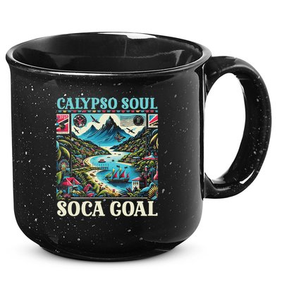 Trinidad And Tobago Flag Travel Country Tribagonian 15oz Campfire Ceramic Mug