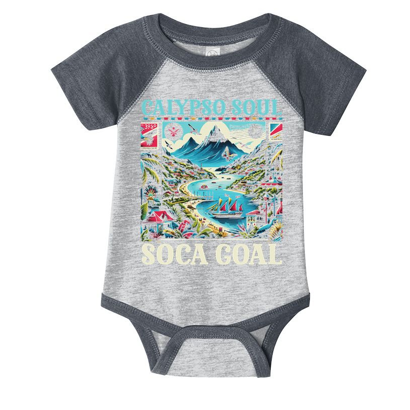 Trinidad And Tobago Flag Travel Country Tribagonian Infant Baby Jersey Bodysuit