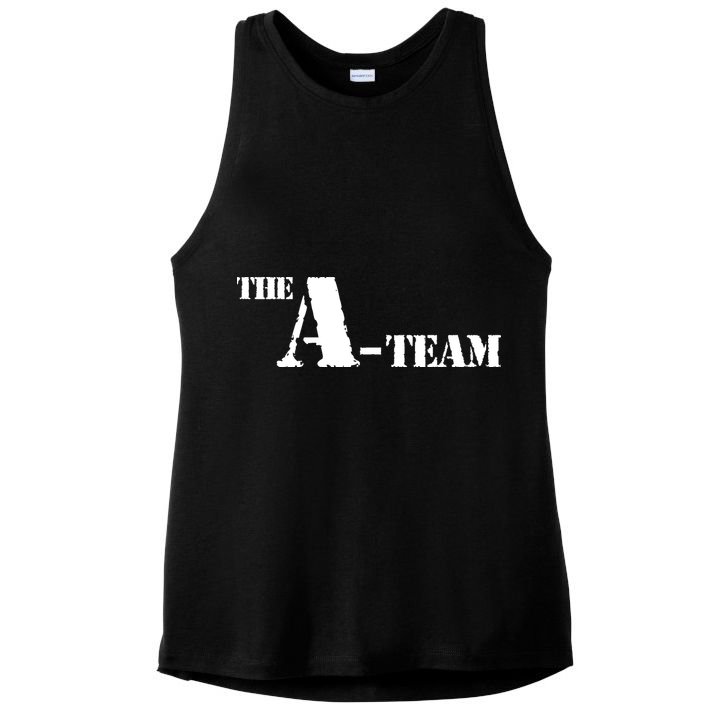 The A Team Classic Tv Show Ladies PosiCharge Tri-Blend Wicking Tank