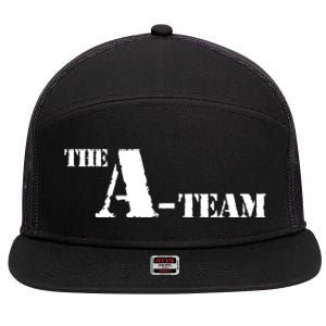 The A Team Classic Tv Show 7 Panel Mesh Trucker Snapback Hat