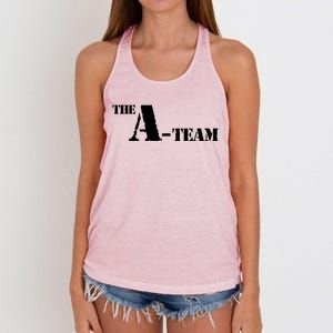 The A Team Classic Tv Show Women's Knotted Racerback Tank