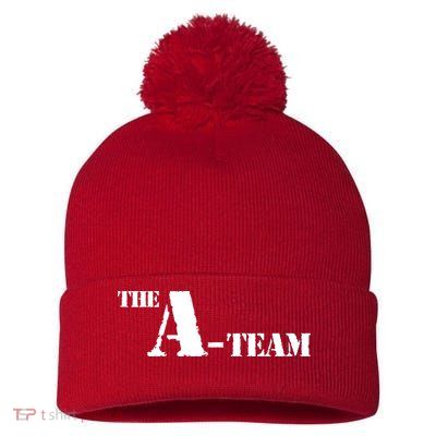 The A Team Classic Tv Show Pom Pom 12in Knit Beanie