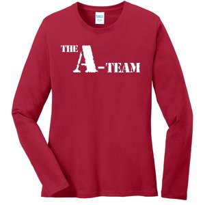 The A Team Classic Tv Show Ladies Long Sleeve Shirt