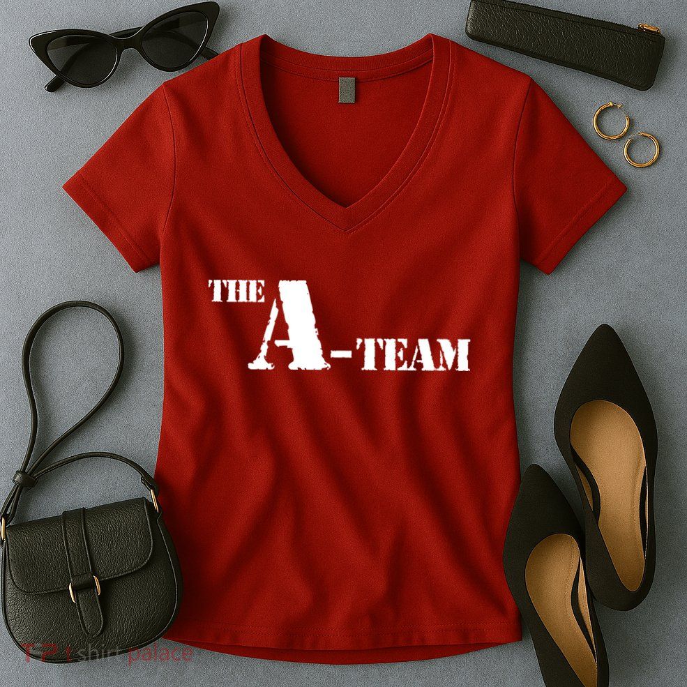 The A Team Classic Tv Show Women's V-Neck T-Shirt