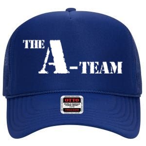 The A Team Classic Tv Show High Crown Mesh Back Trucker Hat