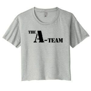 The A Team Classic Tv Show Women's Crop Top Tee