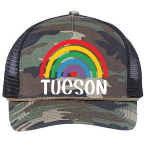 Tucson Arizona Travel I Love Tucson Usa Gift Retro Rope Trucker Hat Cap