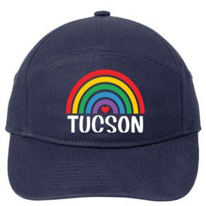 Tucson Arizona Travel I Love Tucson Usa Gift 7-Panel Snapback Hat