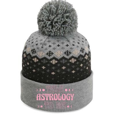 Talk Astrology To Me Funny Zodiac The Baniff Cuffed Pom Beanie