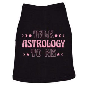 Talk Astrology To Me Funny Zodiac Doggie Tank