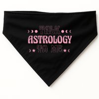 Talk Astrology To Me Funny Zodiac USA-Made Doggie Bandana