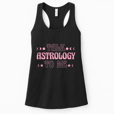 Talk Astrology To Me Funny Zodiac Womens Tank Top