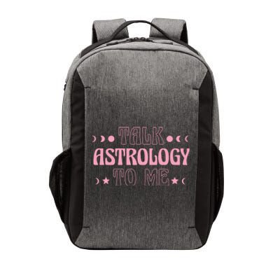 Talk Astrology To Me Funny Zodiac Vector Backpack