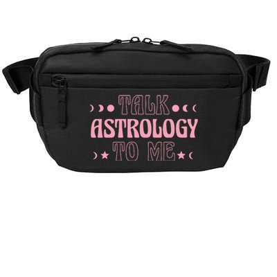 Talk Astrology To Me Funny Zodiac Crossbody Pack