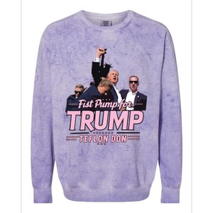 Trump Assassination Trump For President Donald Trump Rally Colorblast Crewneck Sweatshirt