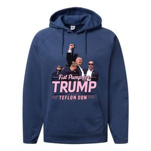 Trump Assassination Trump For President Donald Trump Rally Performance Fleece Hoodie