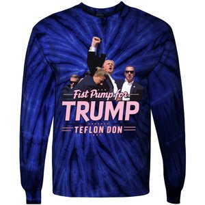 Trump Assassination Trump For President Donald Trump Rally Tie-Dye Long Sleeve Shirt