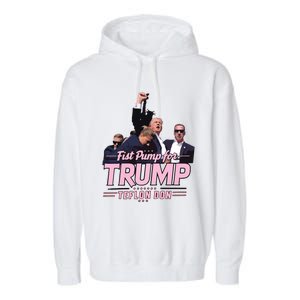 Trump Assassination Trump For President Donald Trump Rally Garment-Dyed Fleece Hoodie